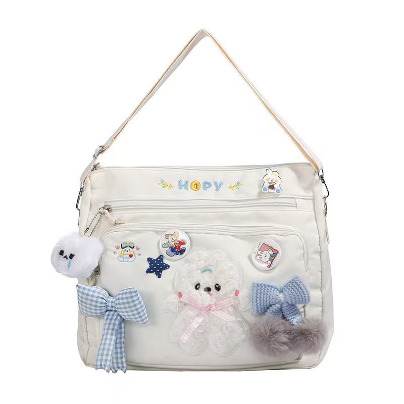 Plush Embellished Handbag Bowlift