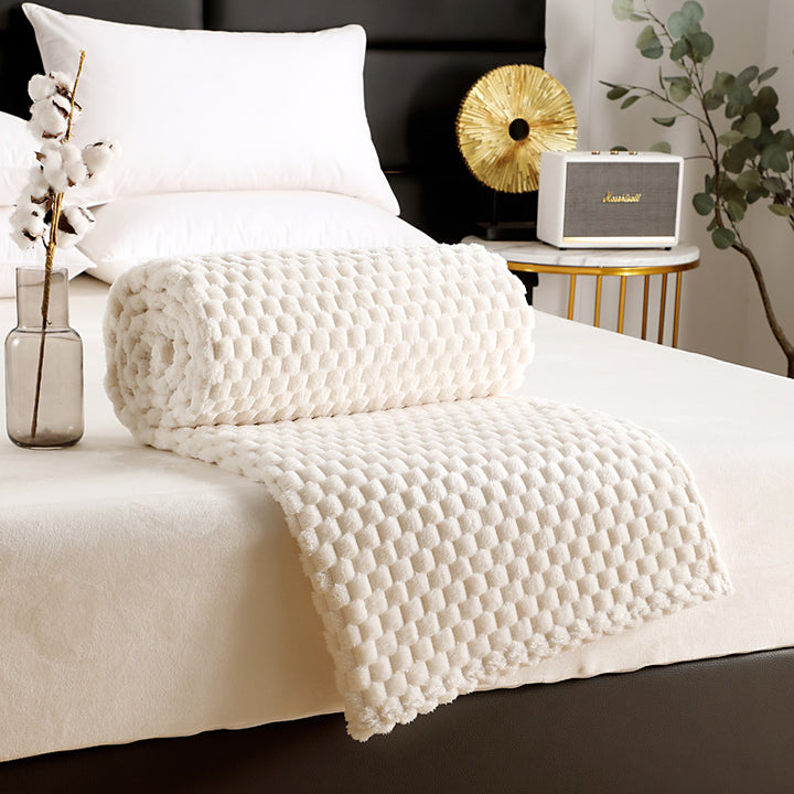 Women Soft and Cozy Plaid Blanket Bowlift