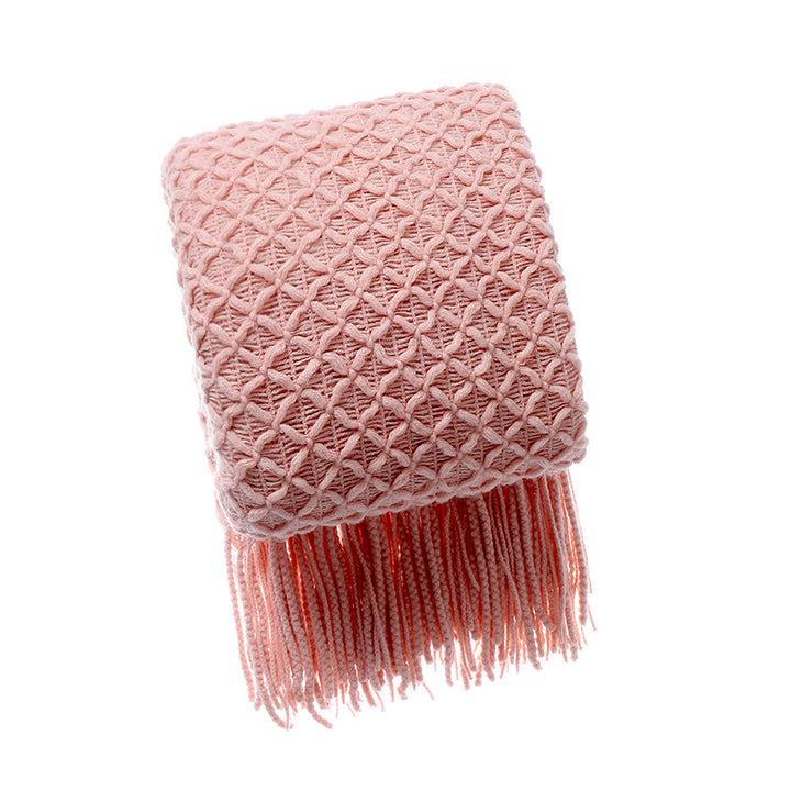 Decorative Woven Throw Blanket