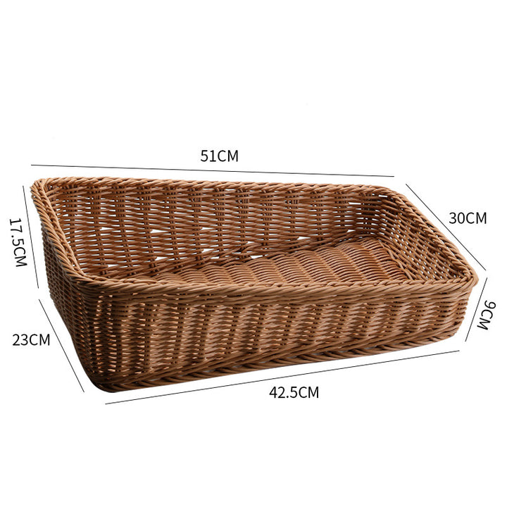 Unisex Portable Storage Box made of Woven Rattan Bowlift