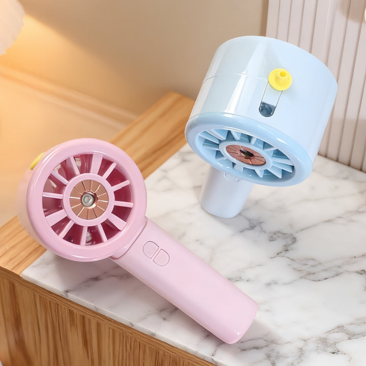 Women's Portable Mini Mist Fan with USB Connection Bowlift