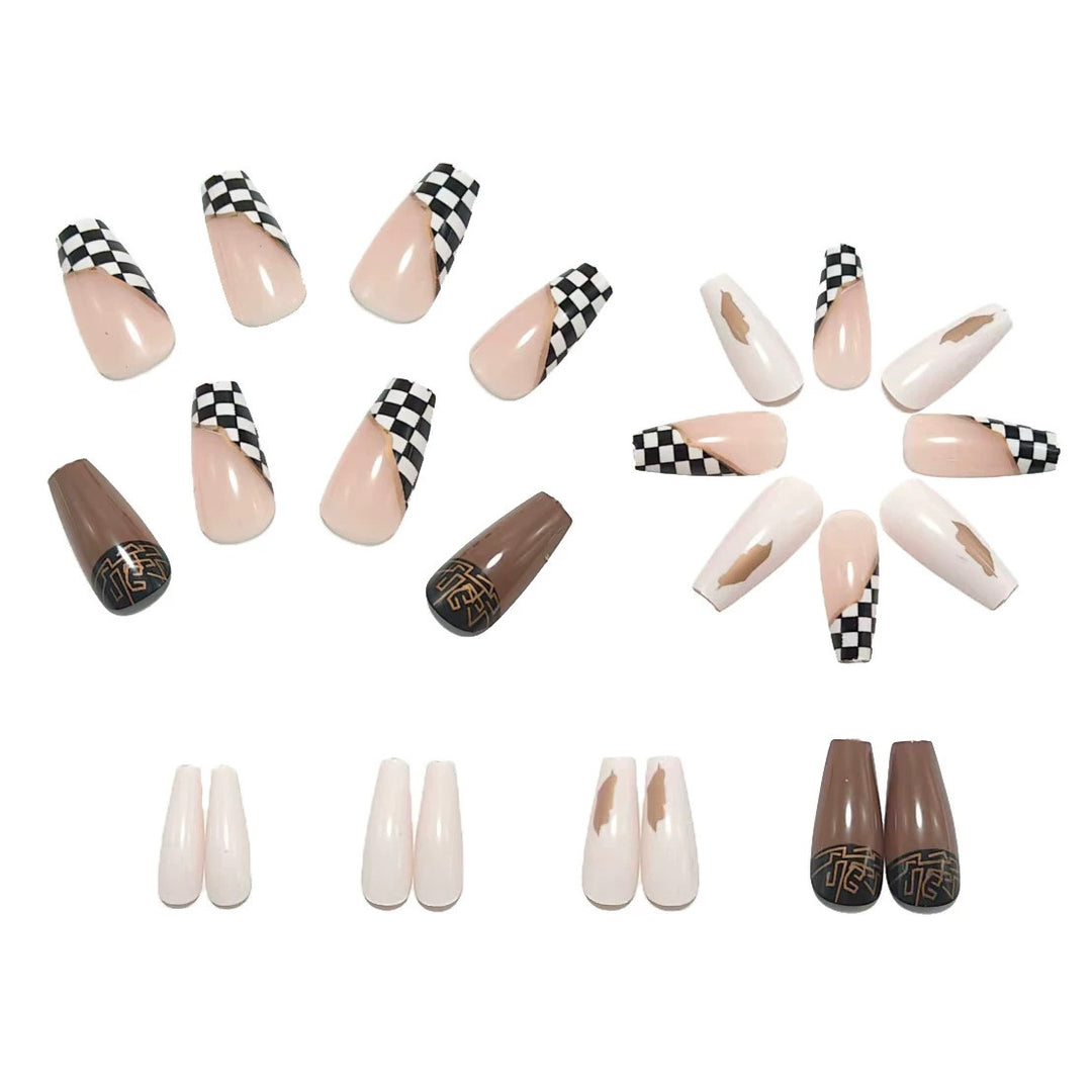 Artful Nail Art with Geometric Motifs Bowlift