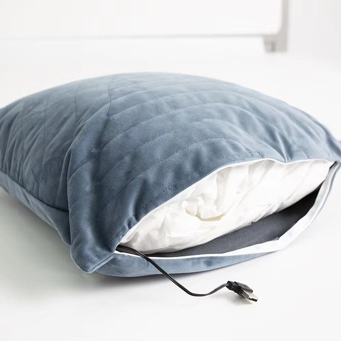 Women's Decorative Cushion Cover with Honeycomb Pattern Bowlift