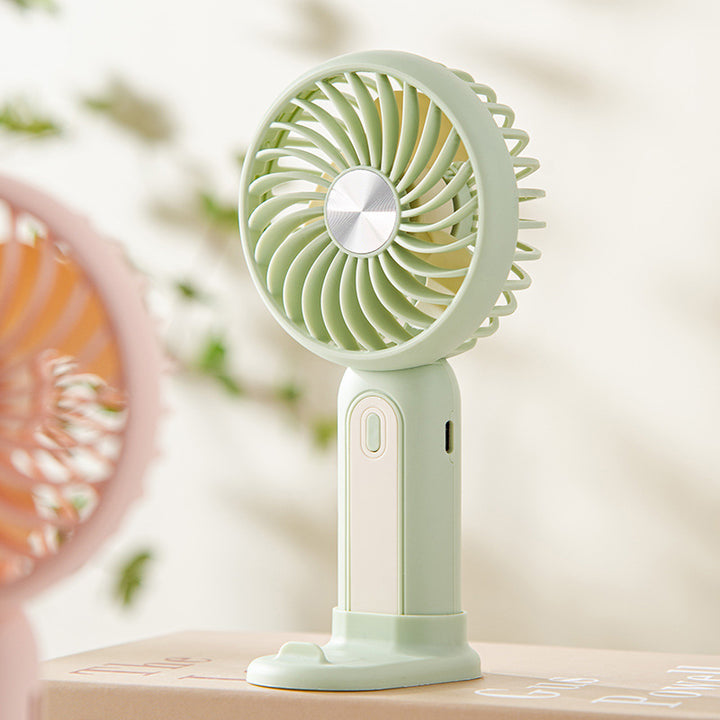 Unisex portable hand cooling fan with Peltier cooling module, stepless speed control and LED digital display Bowlift