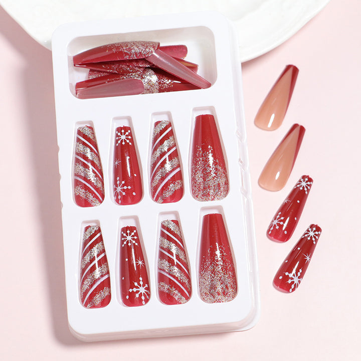 Festive Self-Adhesive Nail Art Set Bowlift