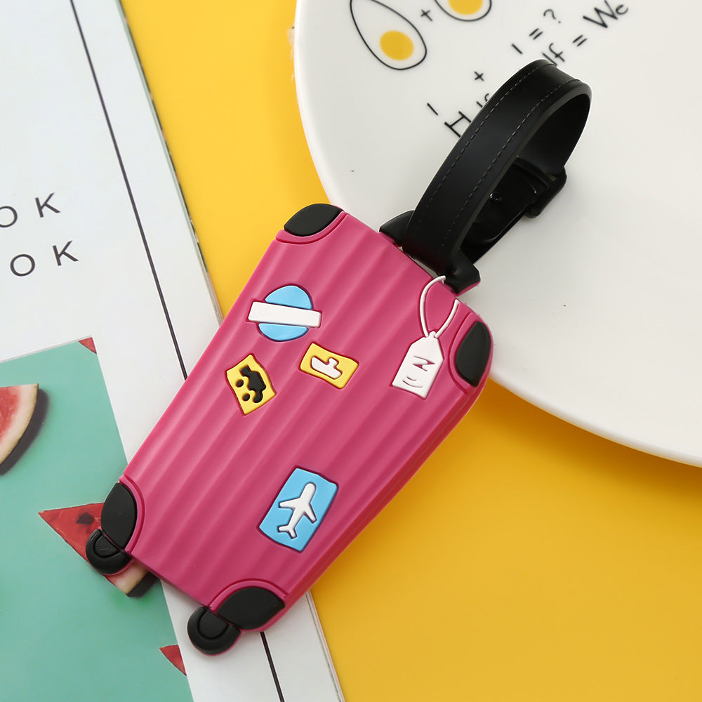 Unisex Luggage Tag in Modern Suitcase Design Bowlift