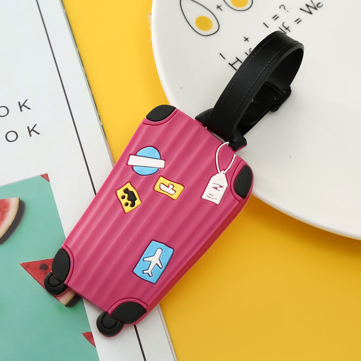 Unisex Luggage Tag in Modern Suitcase Design Bowlift