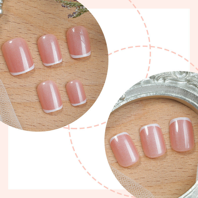 Artificial nail set with gentle petal finish and flexible fit Bowlift