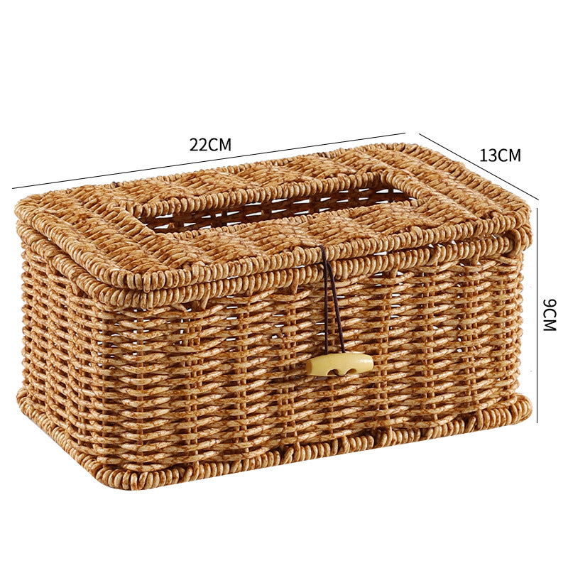 Handwoven Decorative Storage Box Bowlift