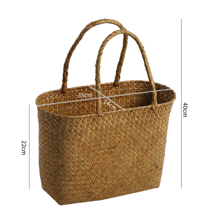 Handwoven Eco-Friendly Market Tote Bowlift