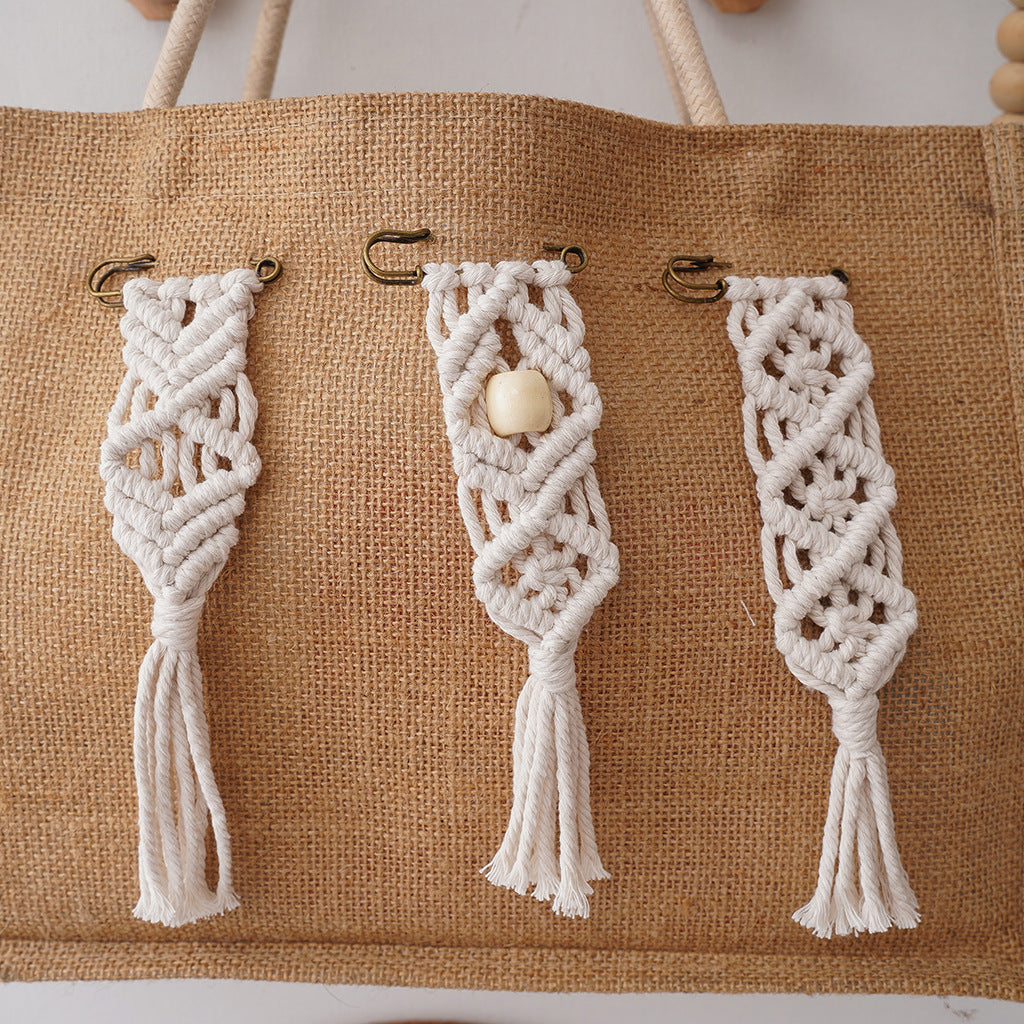 Decorative Macramé Wall Hanging Organizer Bowlift