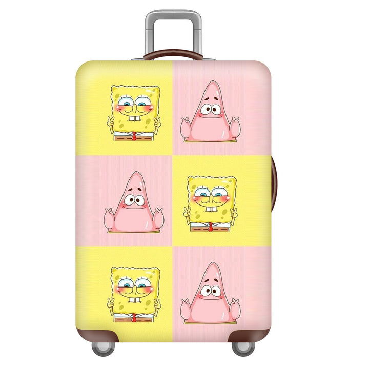 Unisex hard shell suitcase with colorful cartoon design Bowlift