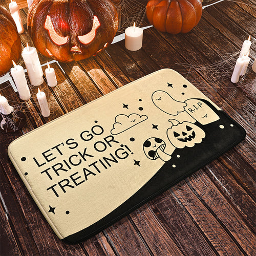 Halloween-Themed Decorative Bath Mat