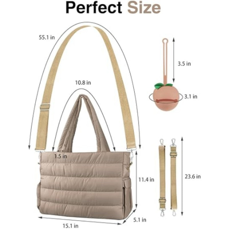 Insulated Multi-Pocket Tote Bag Bowlift