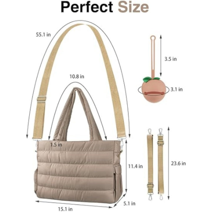 Insulated Multi-Pocket Tote Bag Bowlift