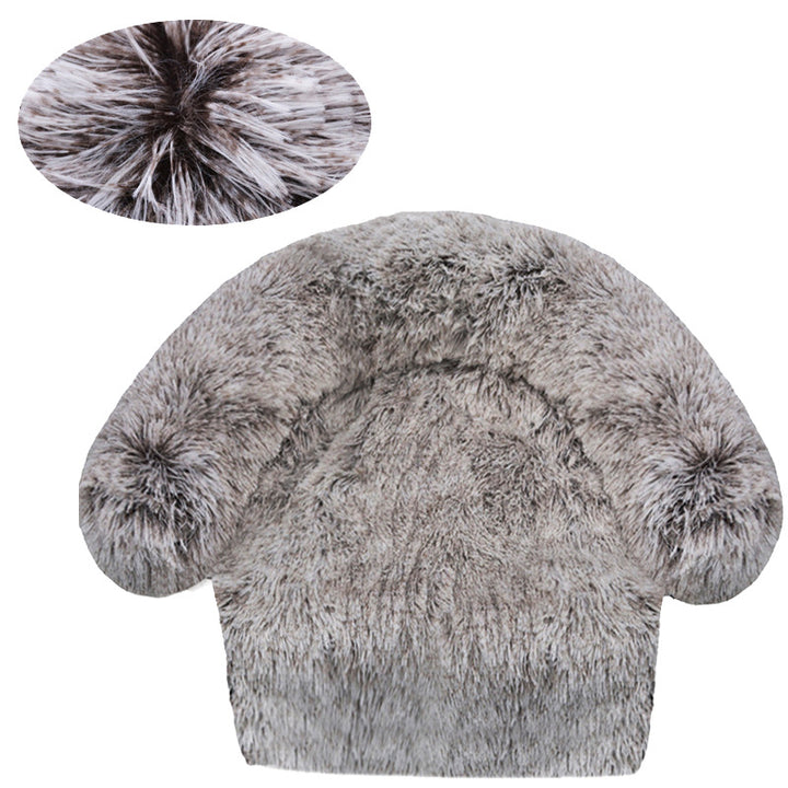 Fluffy Round  Sofa  Dog Bed