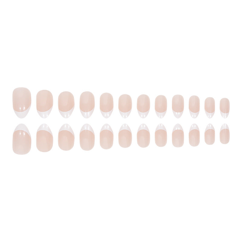 Glossy Natural-Shape Press-On Nails Bowlift