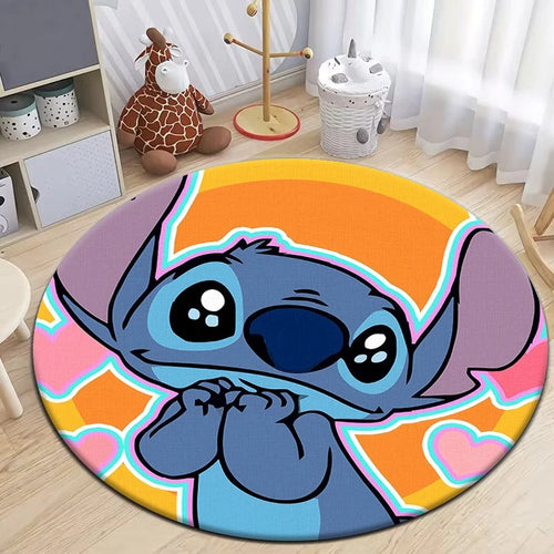 Cartoon Character Round Area Rug