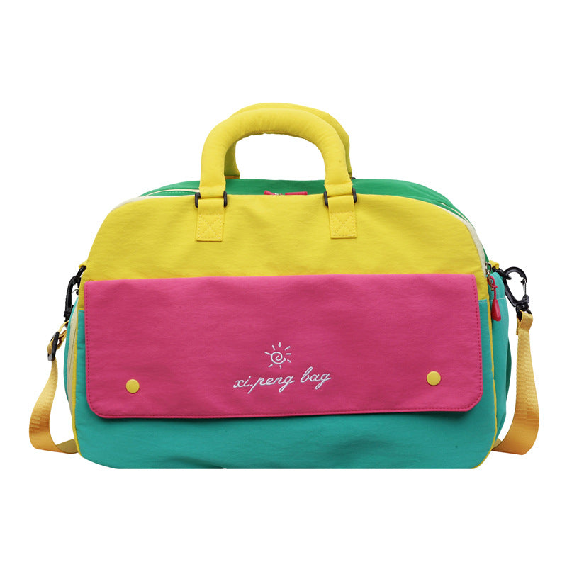 Sporty Multifunctional Duffel Bag with Multiple Compartments Bowlift