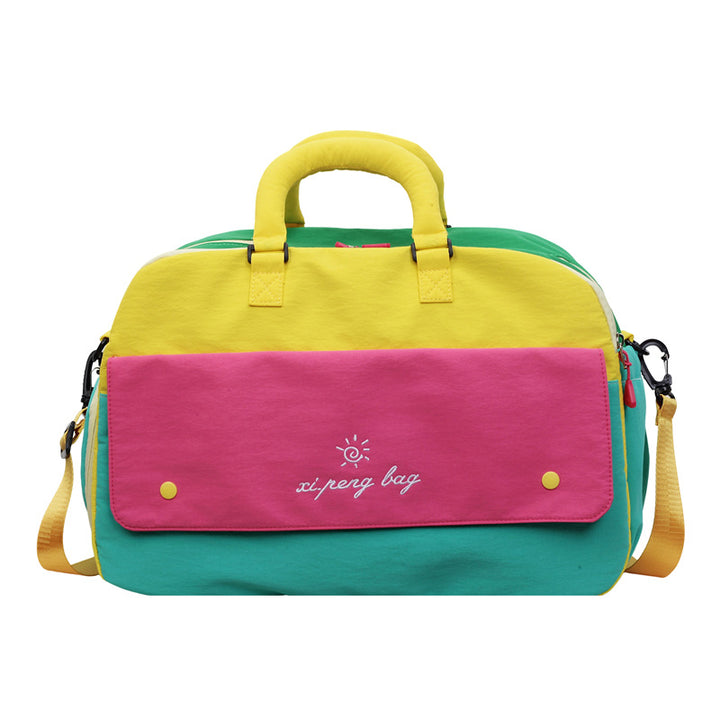 Sporty Multifunctional Duffel Bag with Multiple Compartments Bowlift
