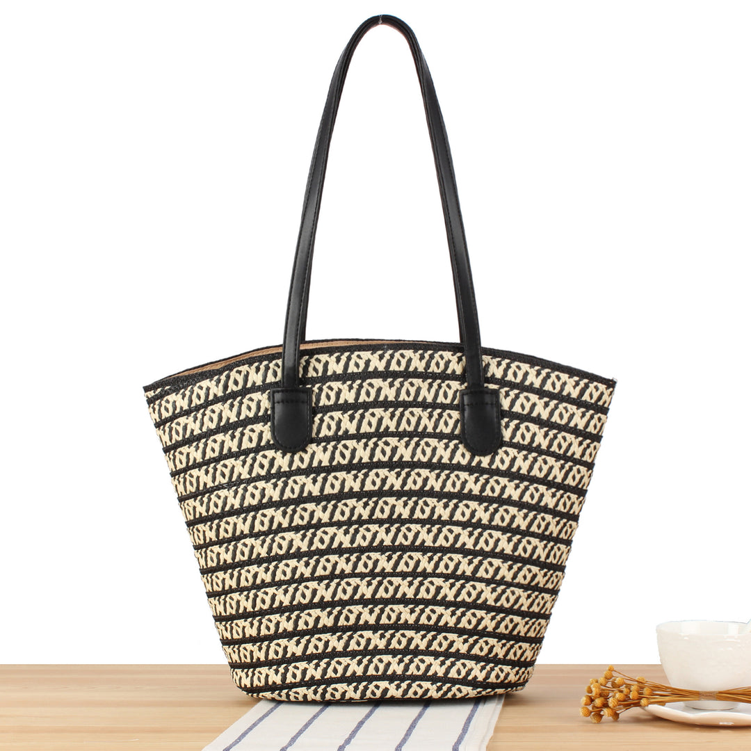 Beach bag with refined leather accents Bowlift