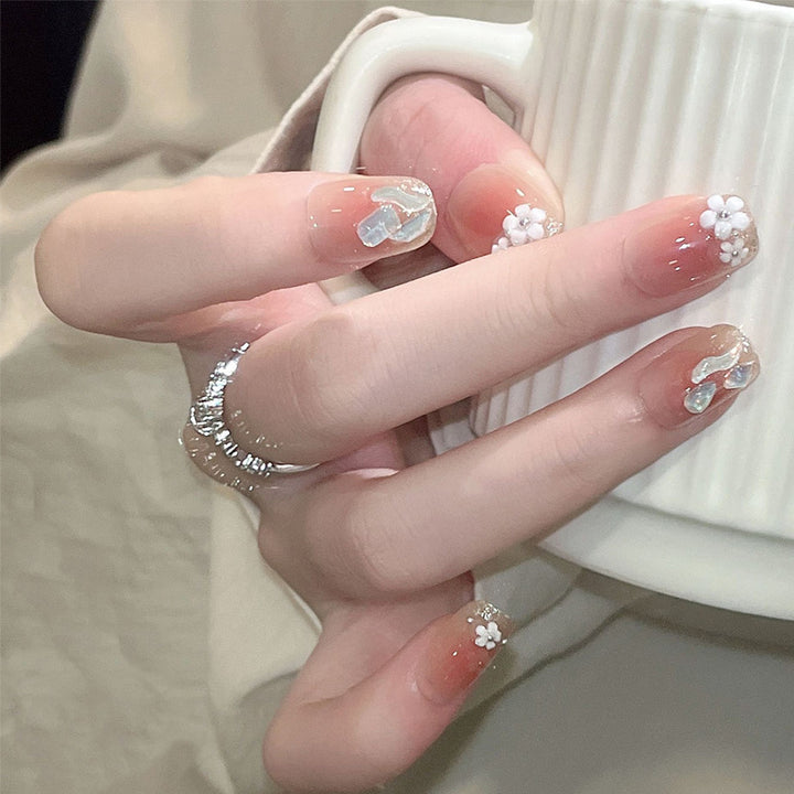 Elegant Sculpted Press-On Nails Bowlift
