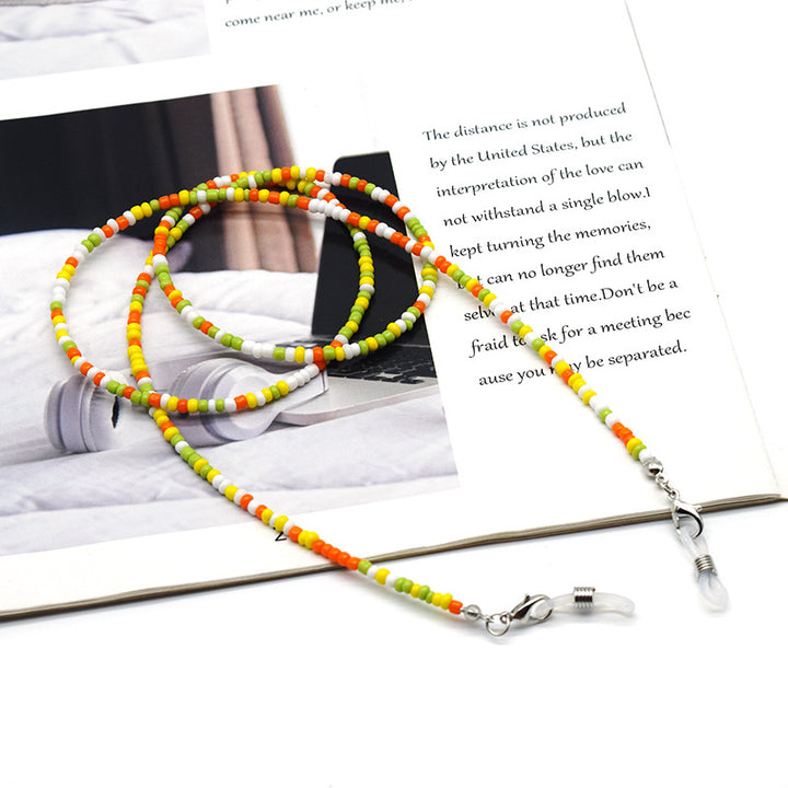 Colorful Beaded Eyewear Chain Holder Bowlift