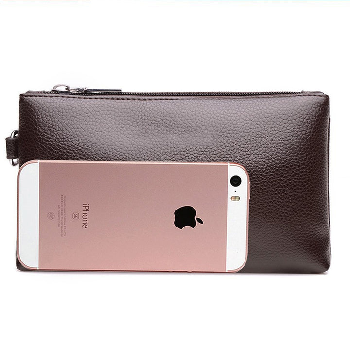 Premium Leather Zip Pouch Bowlift