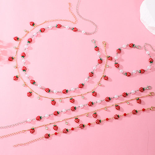 Strawberry Charm Bracelet Bowlift