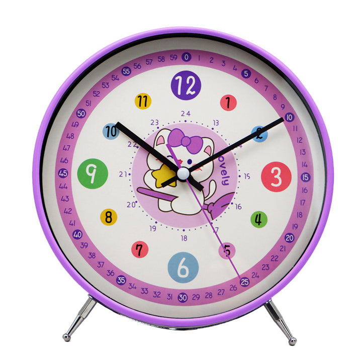 Children's alarm clock with playful cat design Bowlift