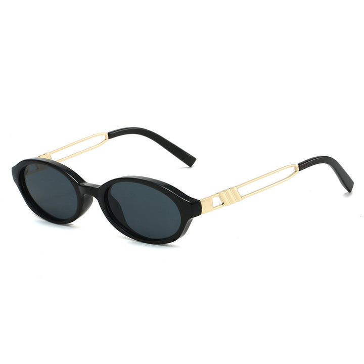 Chic Oval Frame Sunglasses Bowlift