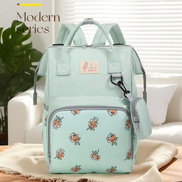 Stylish Floral Pattern Backpack Bowlift
