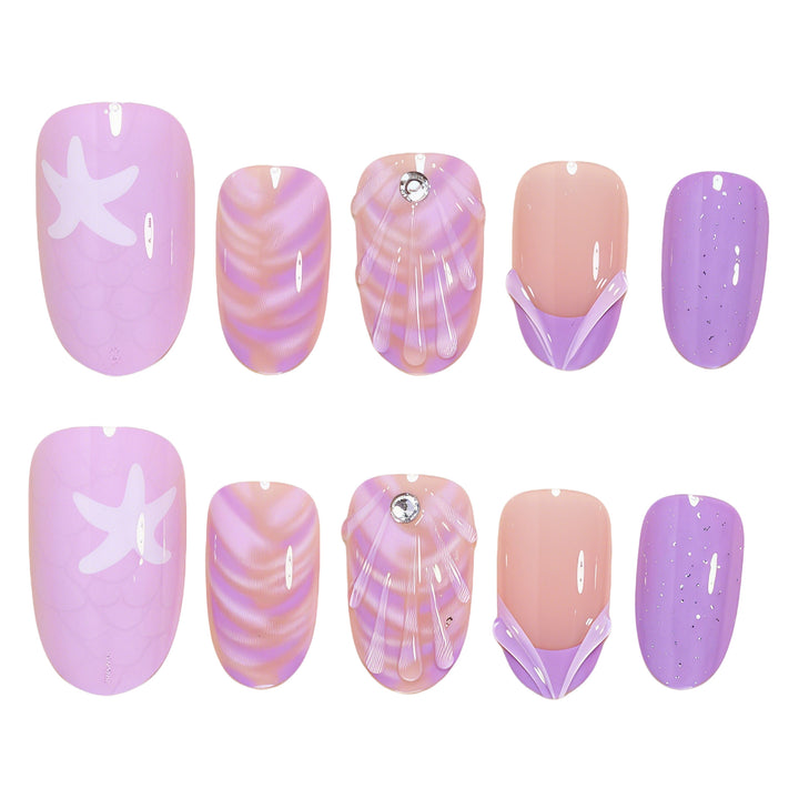 Ocean-Inspired Nail Art Set Bowlift