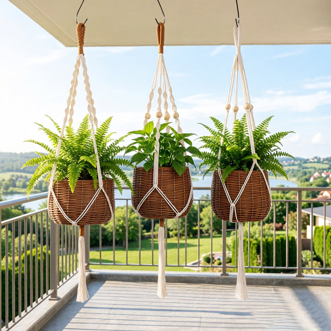 Hanging Woven Basket