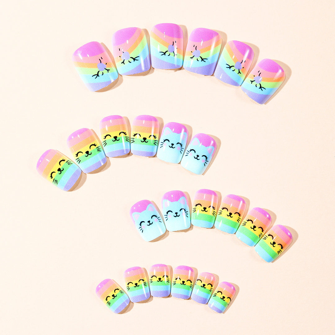 Creative Cat-Themed Nail Art Kit Bowlift
