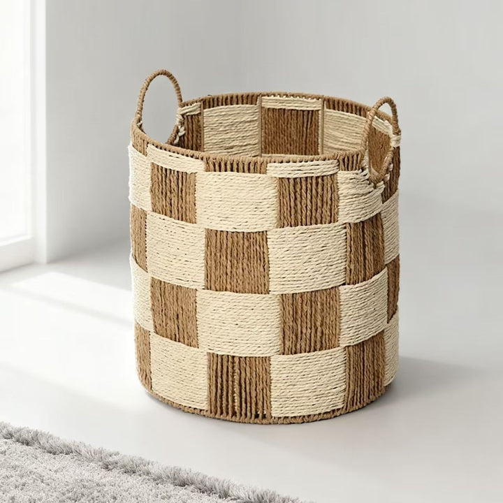 Natural Fiber Storage Basket Bowlift