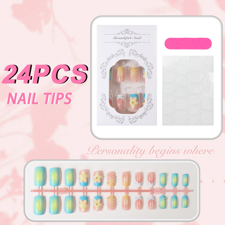 Artistic Press-On Nail Tips Bowlift