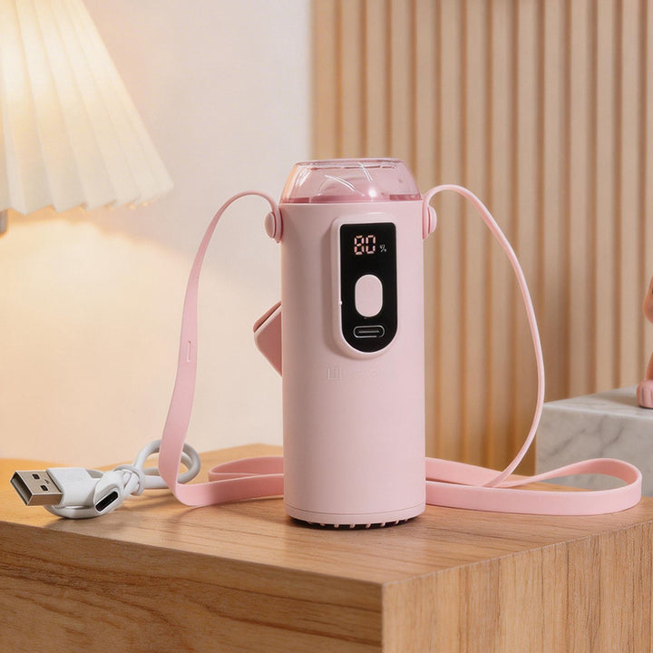 Ladies Portable Mini Hydration Fan with Water Mist Bowlift