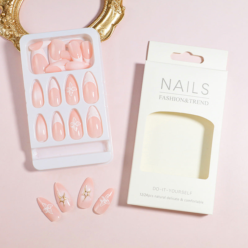 DIY Elegant Press-On Nail Set Bowlift