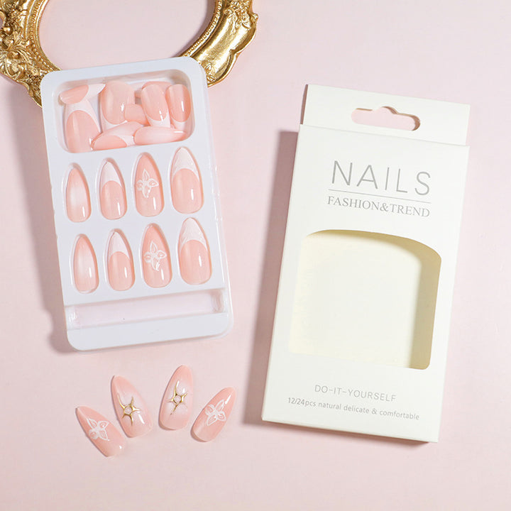 DIY Elegant Press-On Nail Set Bowlift
