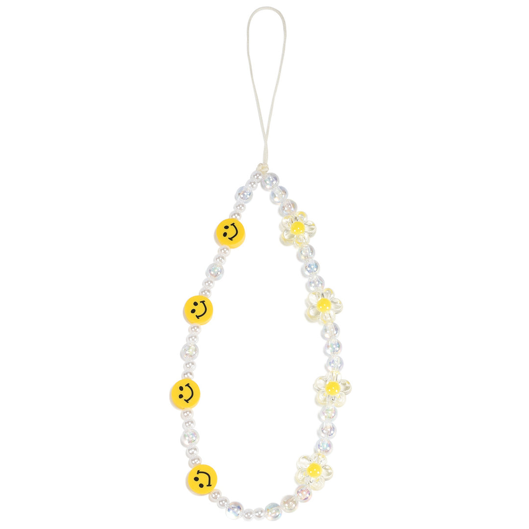Beaded Smile Face Eyewear Chain Bowlift