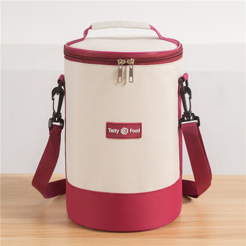 Insulated Food Storage Cylinder Bag Bowlift