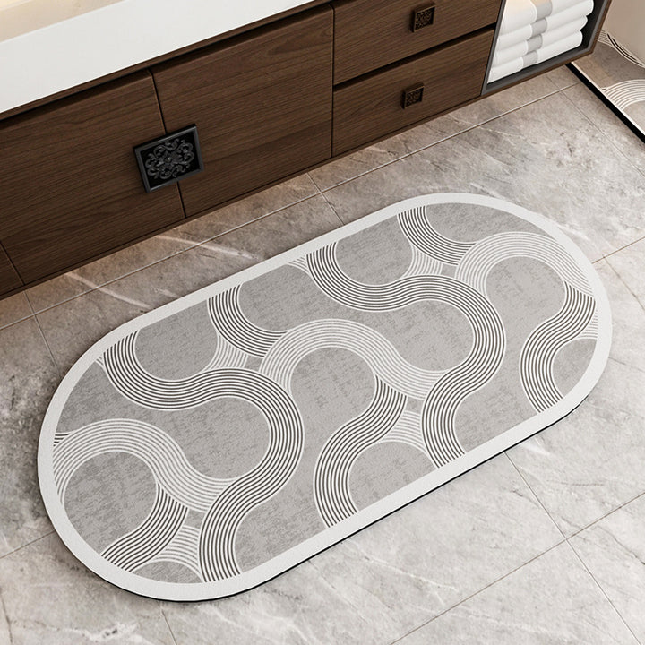 Decorative Bathroom Runner Mat Bowlift