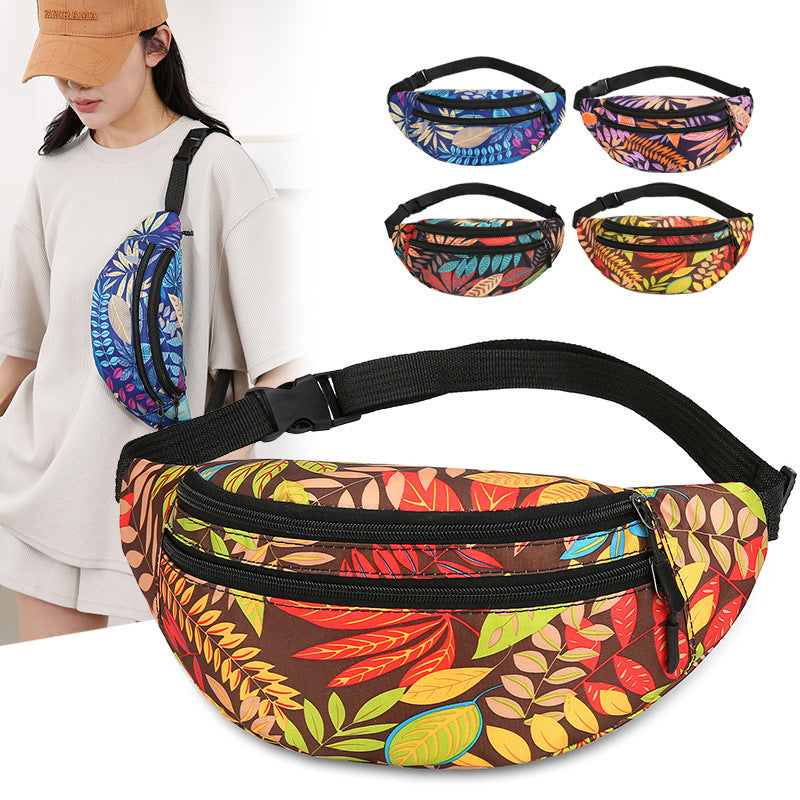 Floral Print Utility Fanny Pack Bowlift