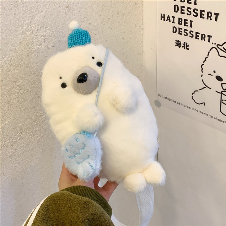 Plush Seal Backpack