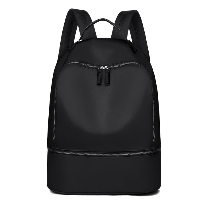 Sleek Minimalist Zip-Top Backpack
