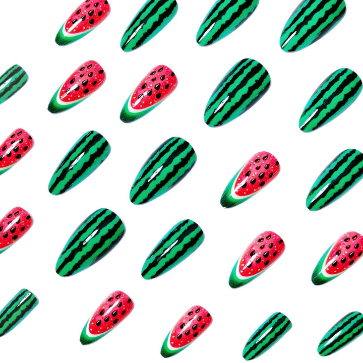 Creative Watermelon Art Nails Bowlift