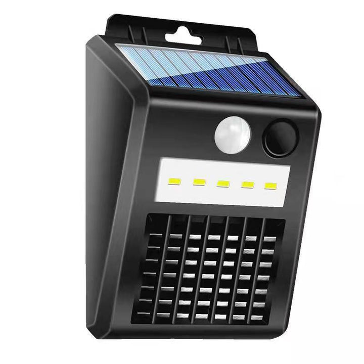Solar-Powered Outdoor Mosquito Zapper with Motion Sensor and LED Security Light Bowlift