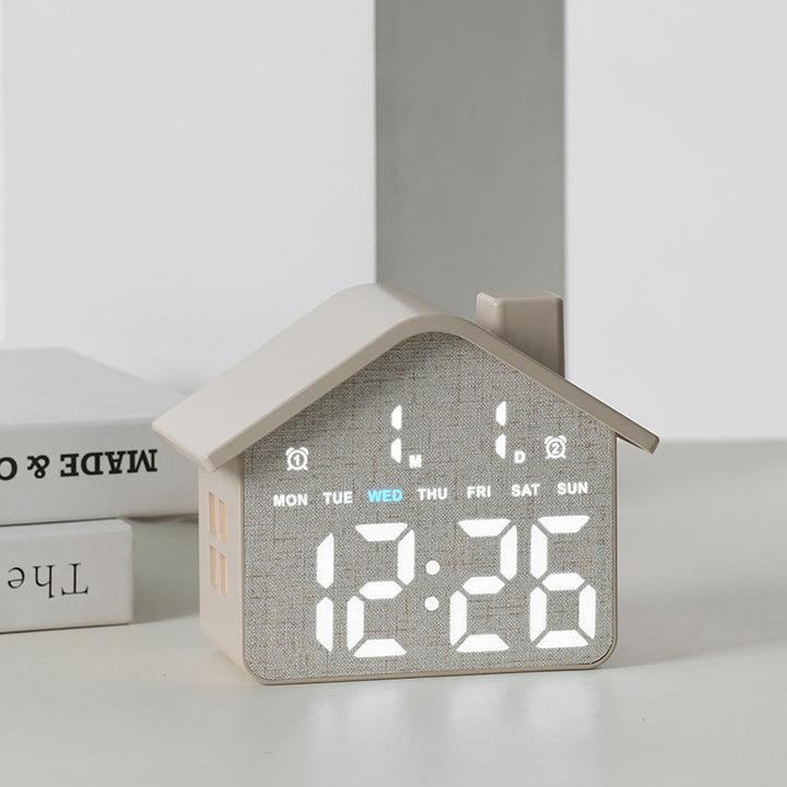 Digital Alarm Clock In Modern Home Design Bowlift