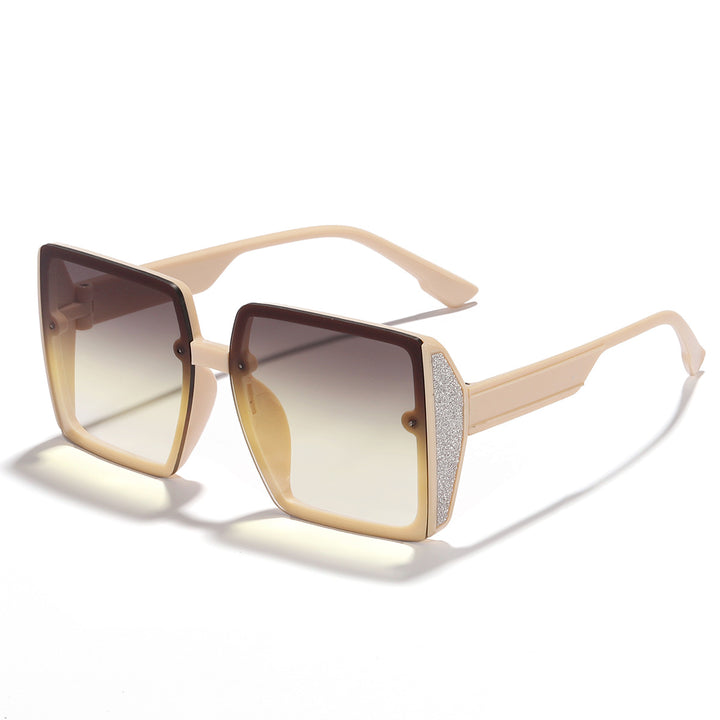 Women oversized sunglasses with shiny accent Bowlift